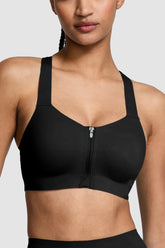 Shaping Zipper Support Sports Top