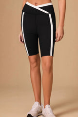 Cross-Line High-Waisted Leggings