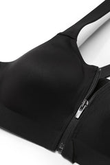 Shaping Zipper Support Sports Top