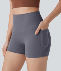 Tummy Control Side Pocket Shaping Shorts 5"