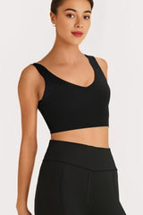Pure Black Seamless Tops