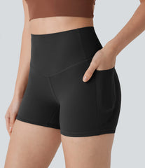 Tummy Control Side Pocket Shaping Shorts 5"