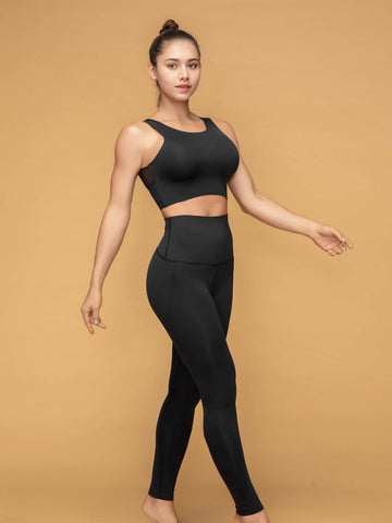 7/8 Mid Waist Shaping Leggings & Cropped Tank Set
