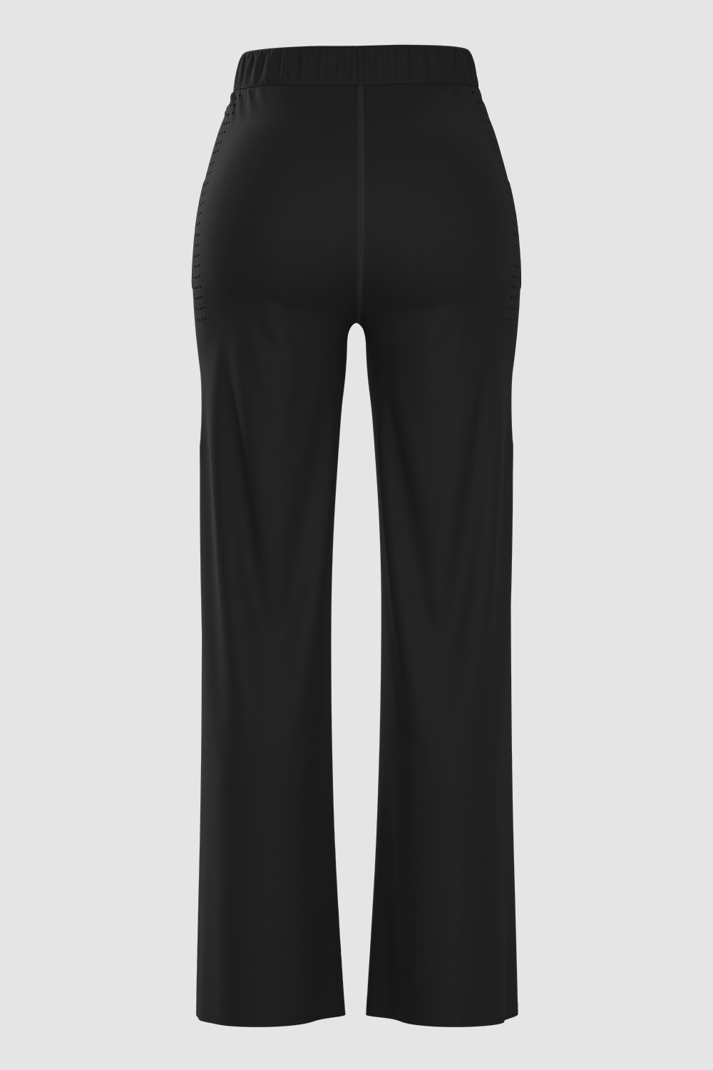 Breathable Side Split Wide Flared Pants