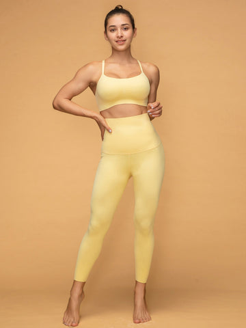 Thin Strap Bra & High Rise 7/8 Leggings Leisure Set