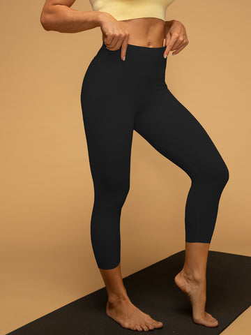 Buttery Soft Low Waist Cropped Running Leggings