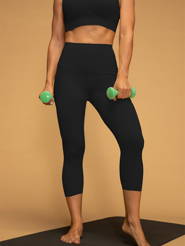 Zero Gravity Mid Waist Cropped Yoga Leggings
