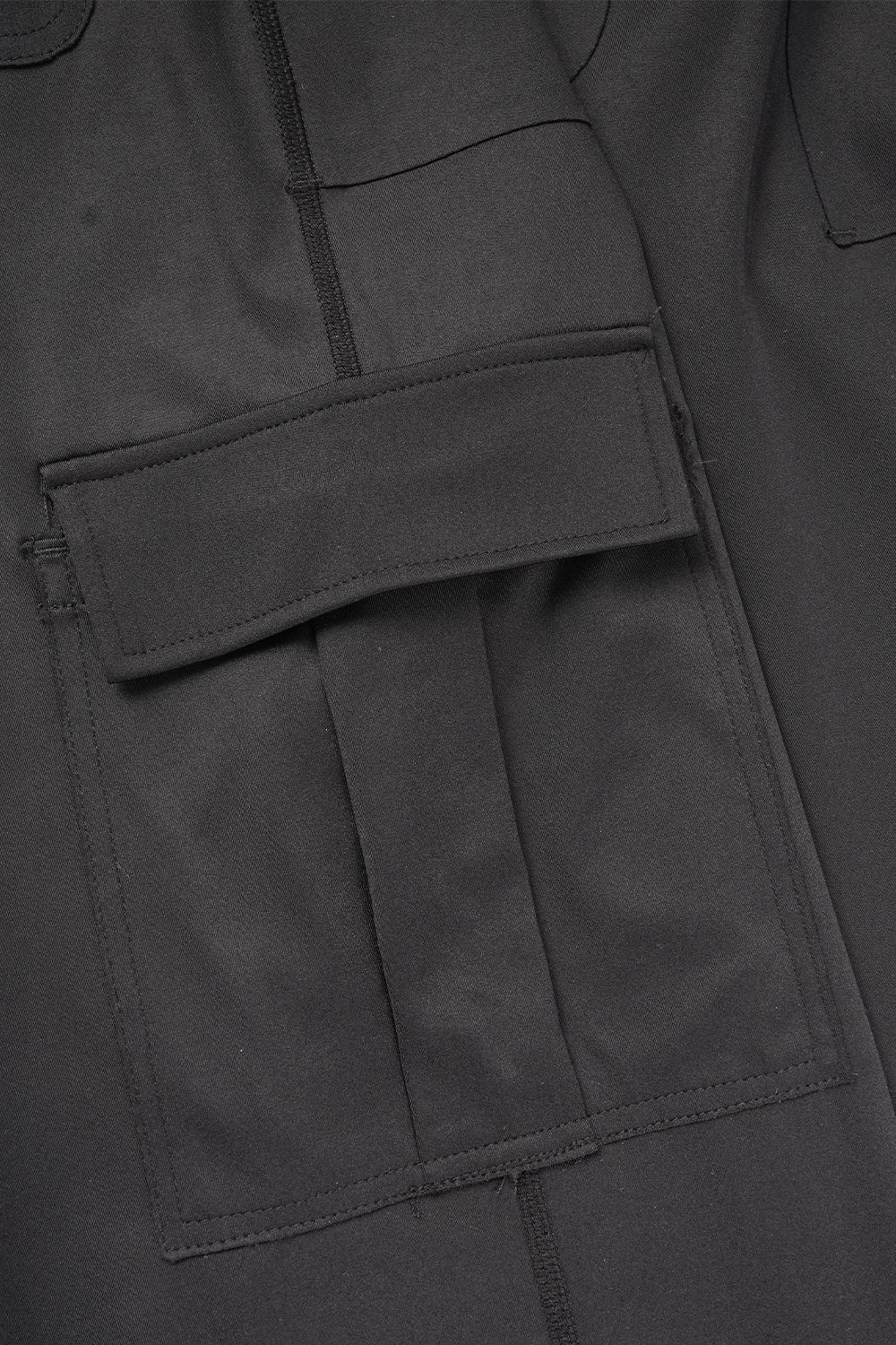 High Waist Pockets Flared Pants