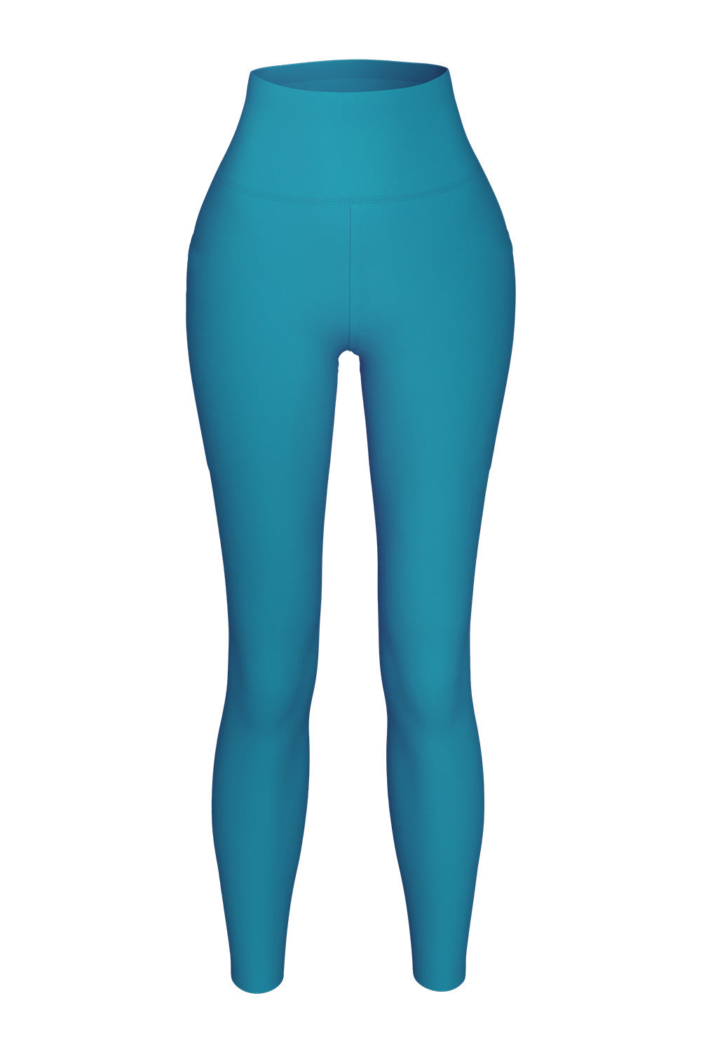 High-Waisted Seamless Yoga Leggings 28"