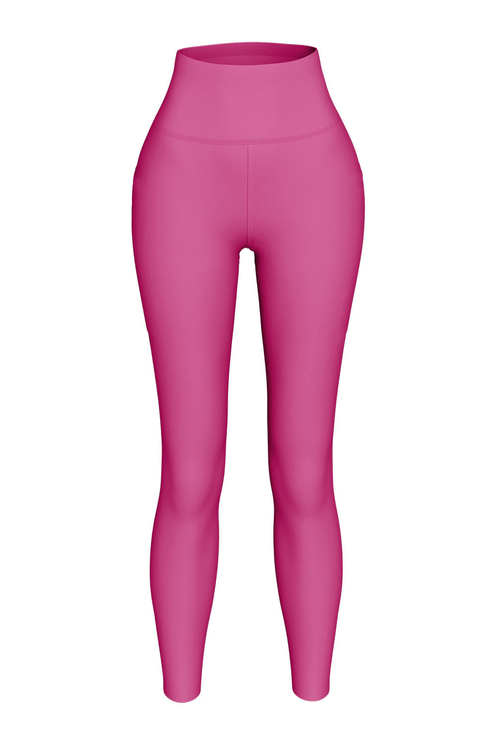High-Waisted Seamless Yoga Leggings 28"