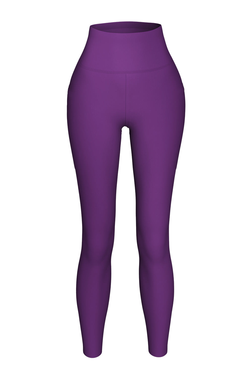 High-Waisted Seamless Yoga Leggings 28"