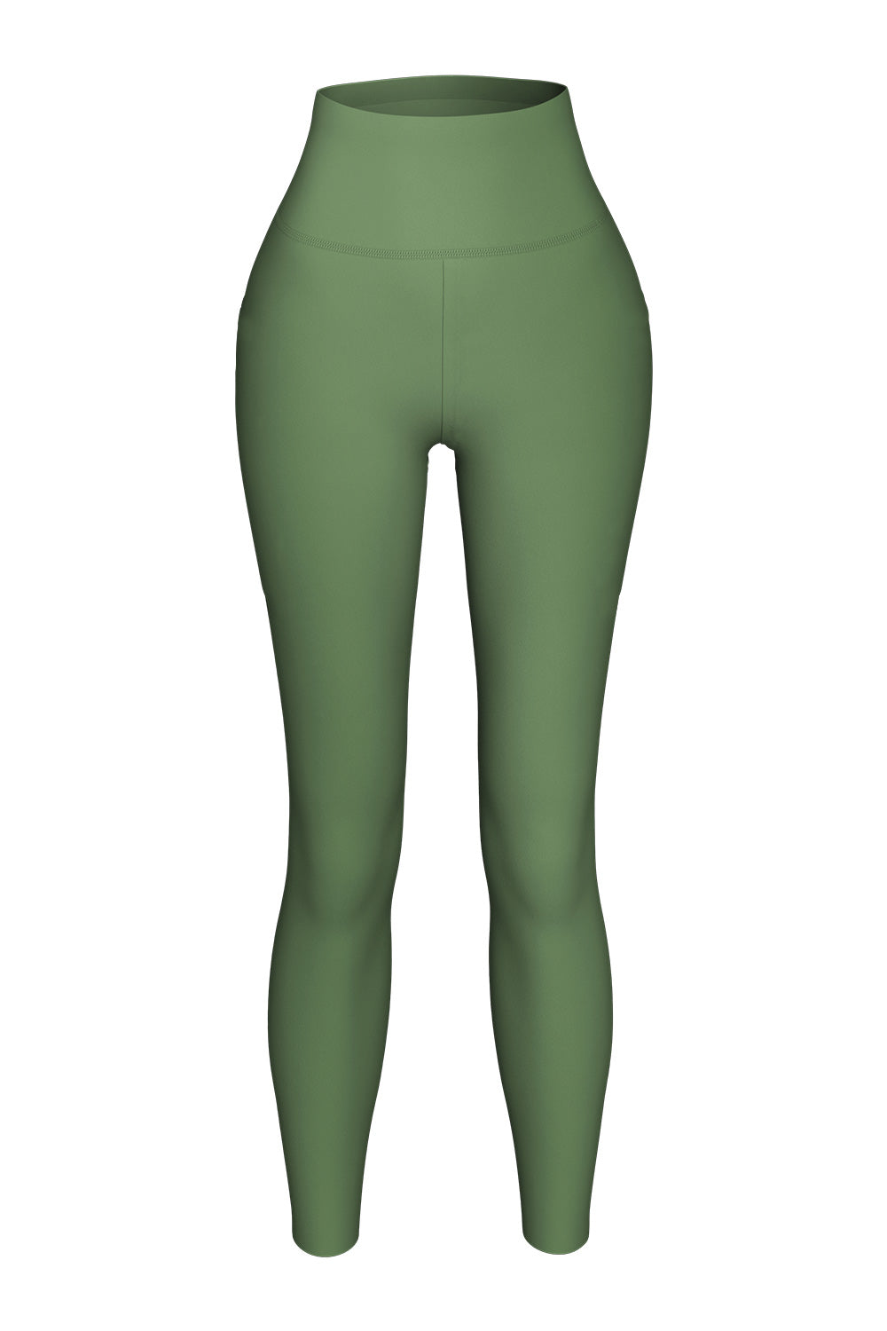 High-Waisted Seamless Yoga Leggings 28"