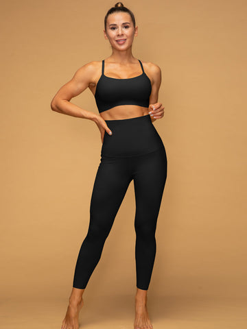 Thin Strap Bra & High Rise 7/8 Leggings Leisure Set