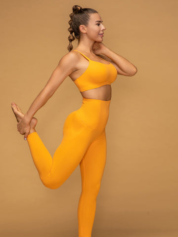 Thin Strap Bra & High Rise 7/8 Leggings Leisure Set