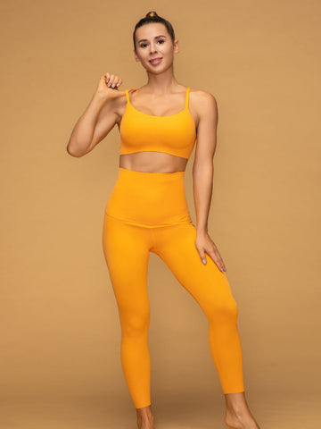 Thin Strap Bra & High Rise 7/8 Leggings Leisure Set
