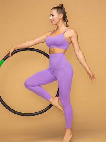 Thin Strap Bra & High Rise 7/8 Leggings Leisure Set