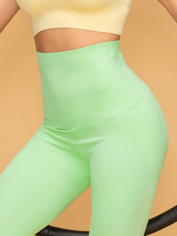 High Waist Butt Lifting Shorts Cropped Tank Set
