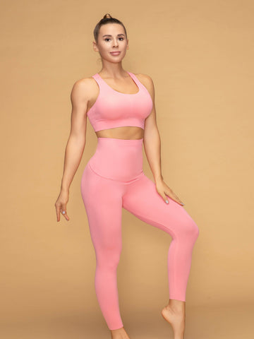 Air Vent Tank & High Waist 7/8 Leggings Workout Set