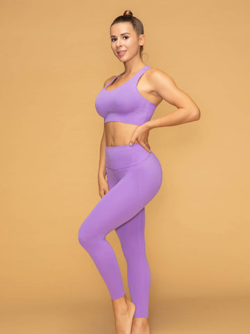 Low Waist 7/8 Leggings Air Vent Tank Shaping Set