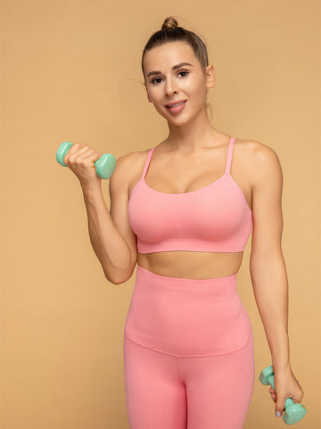 Workout Thin Straps Seamless Supportive Sports Bra