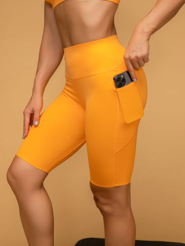 Super Soft Low Waist Pocketed Short Leggings