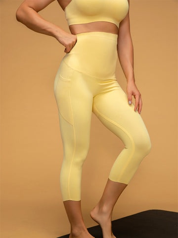 Ultrasculpt High Rise Seamless Pocketed Cropped Leggings