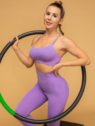 Soft Bra & High Rise Cropped Leggings Workout Sets