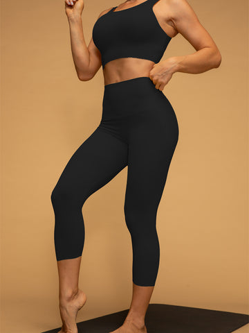 Zero Gravity Mid Waist Cropped Yoga Leggings