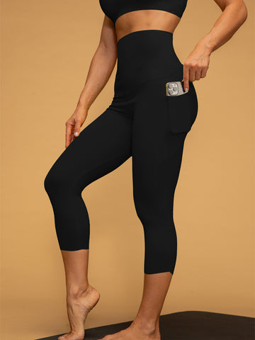 Ultrasculpt High Rise Seamless Pocketed Cropped Leggings