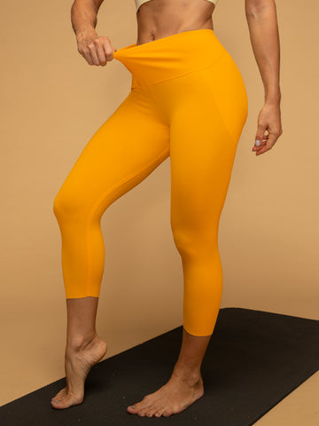 Buttery Soft Low Waist Cropped Running Leggings