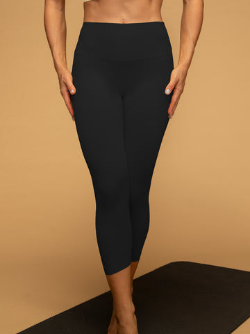 Buttery Soft Low Waist Cropped Running Leggings