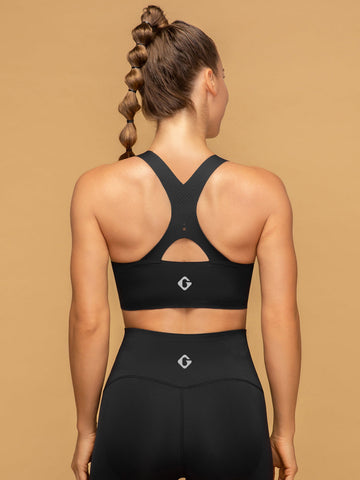 Air Vent Seamless Breathable Cross Back Sports Bra