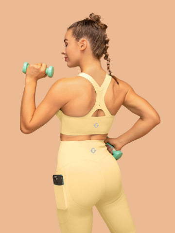 Buttery Soft Mid Rise Pocketed Shorts & Air Vent Top