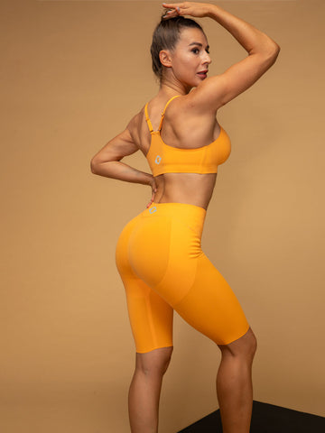 Low Waist Compressive Shorts & Sport Bra Set