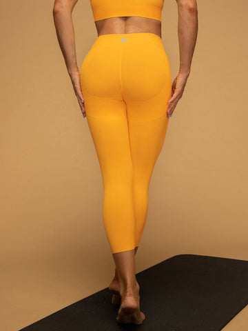 Low Waist Cropped Gym Leggings Tank Top Set