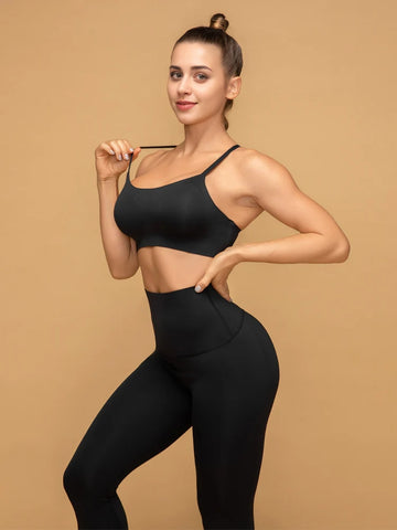 Workout Thin Straps Seamless Supportive Sports Bra