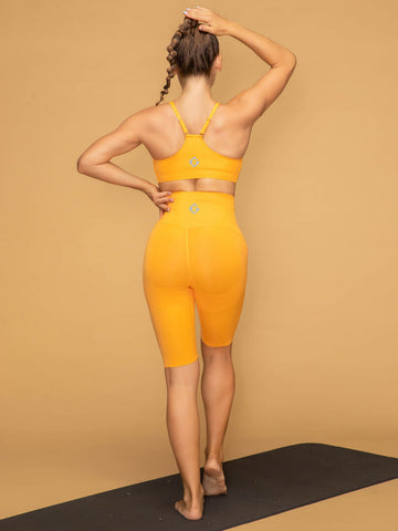 Thin Strap Bra & High Rise Short Shaping Leggings Set