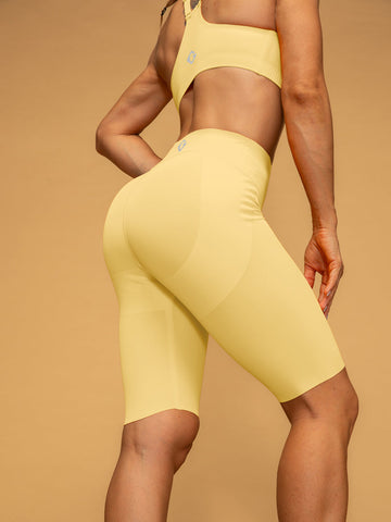 Thin Strap Bra & Low Waist Pocketed Shorts Sport Set