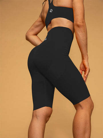 Thin Strap Bra & Short Leggings With Pockets Yoga Set