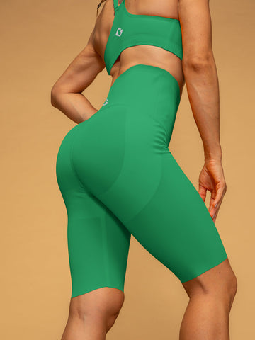 Thin Strap Bra & Short Leggings With Pockets Yoga Set