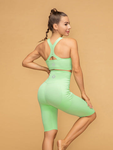 Walk And Talk High Waist Shorts Air Vent Tank Top Set